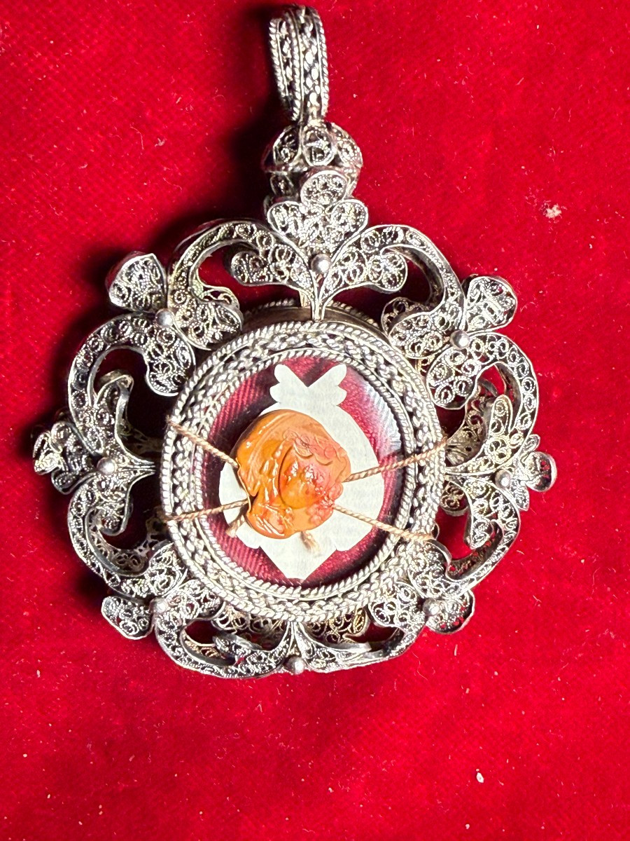 Silver Filigree Reliquary Of Saint James The Greater -photo-4