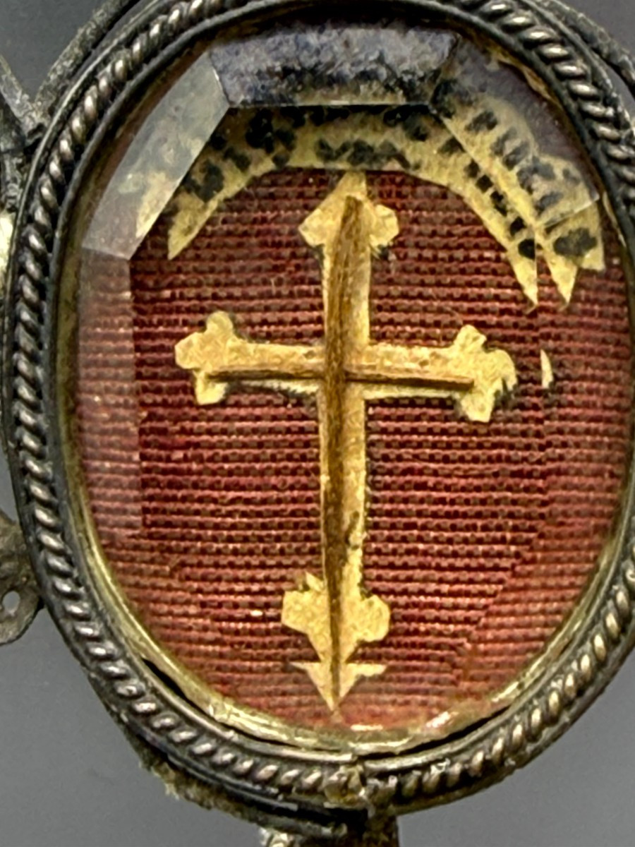 Reliquary Of The Holy Cross In Silver Filigree  -photo-3