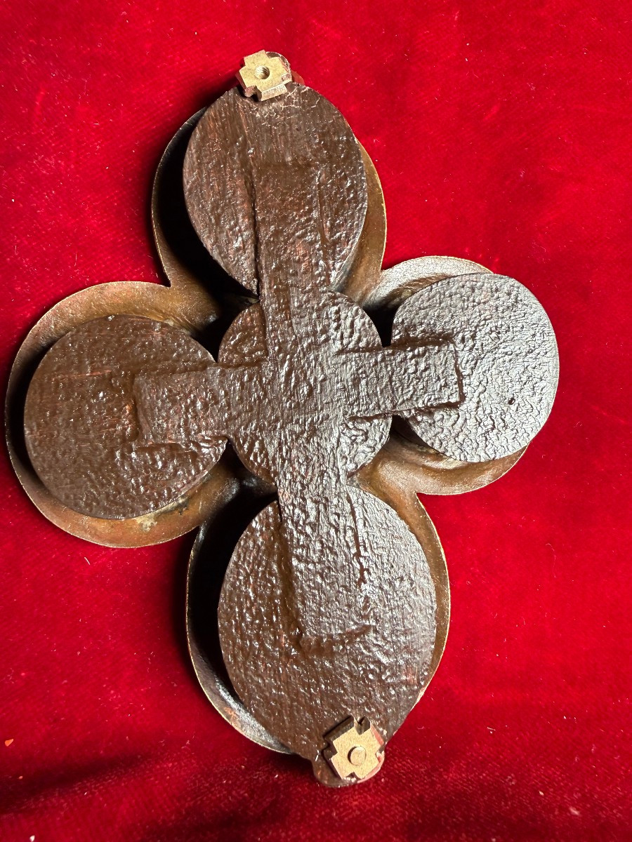 Porte-reliques contenant 5 reliques de saints variés  -photo-3