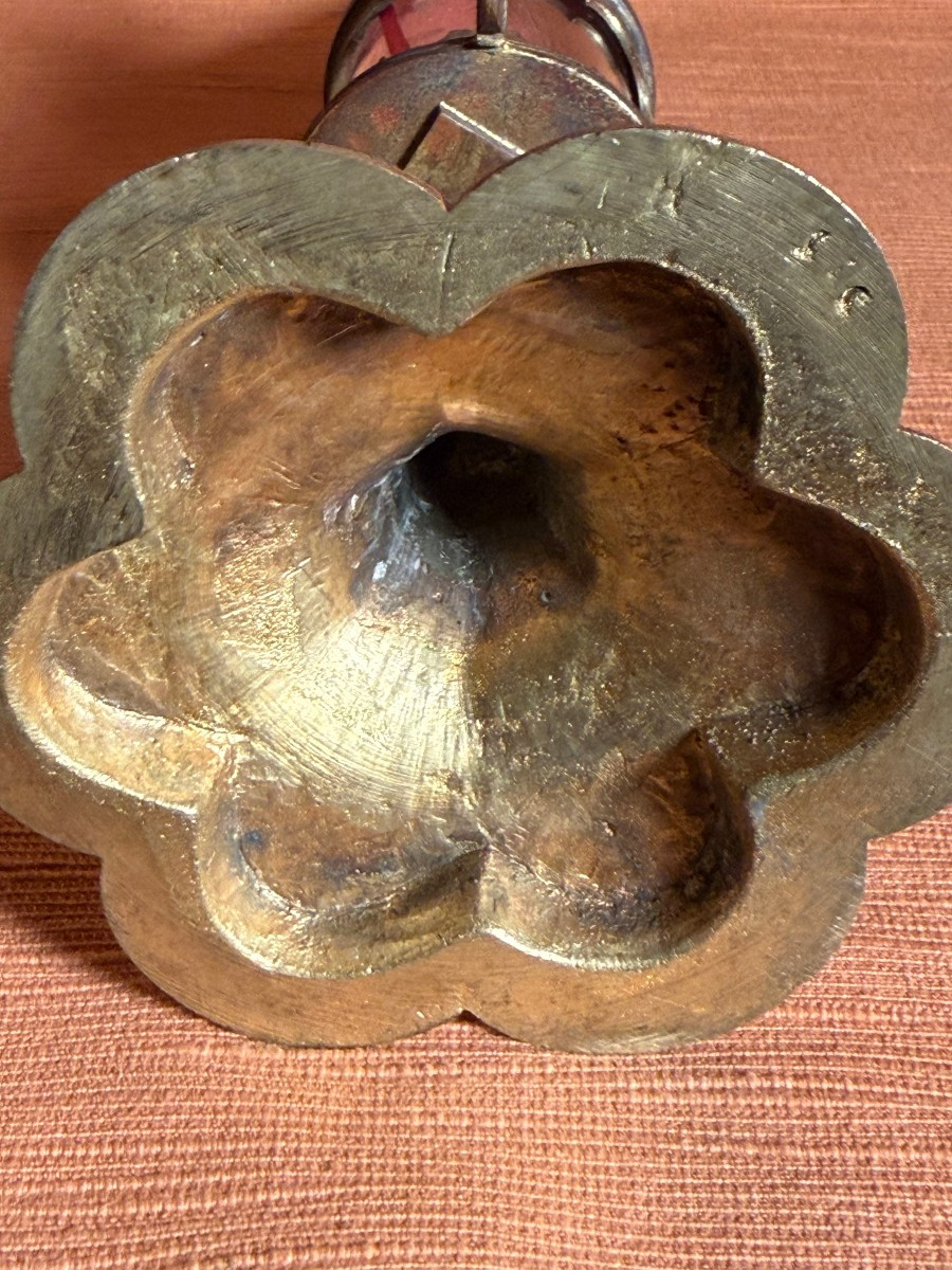 Gothic-style Bronze Reliquary With The Relic Of Saint Blaise The Bishop-photo-1