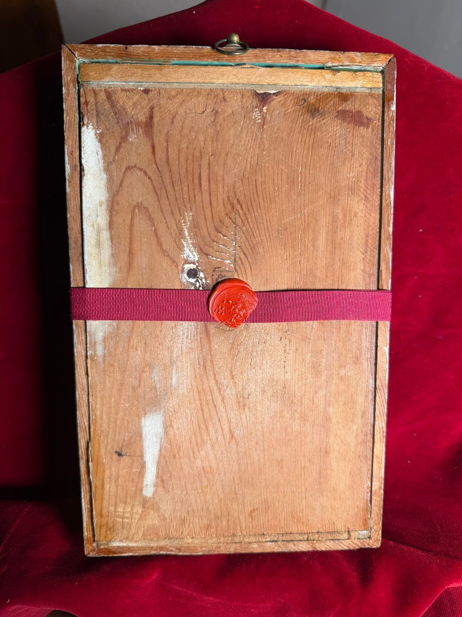 Silver Filigree With The Relics Of Saints Anthony Of Padua And Justina Within A Decorated Altar-photo-4