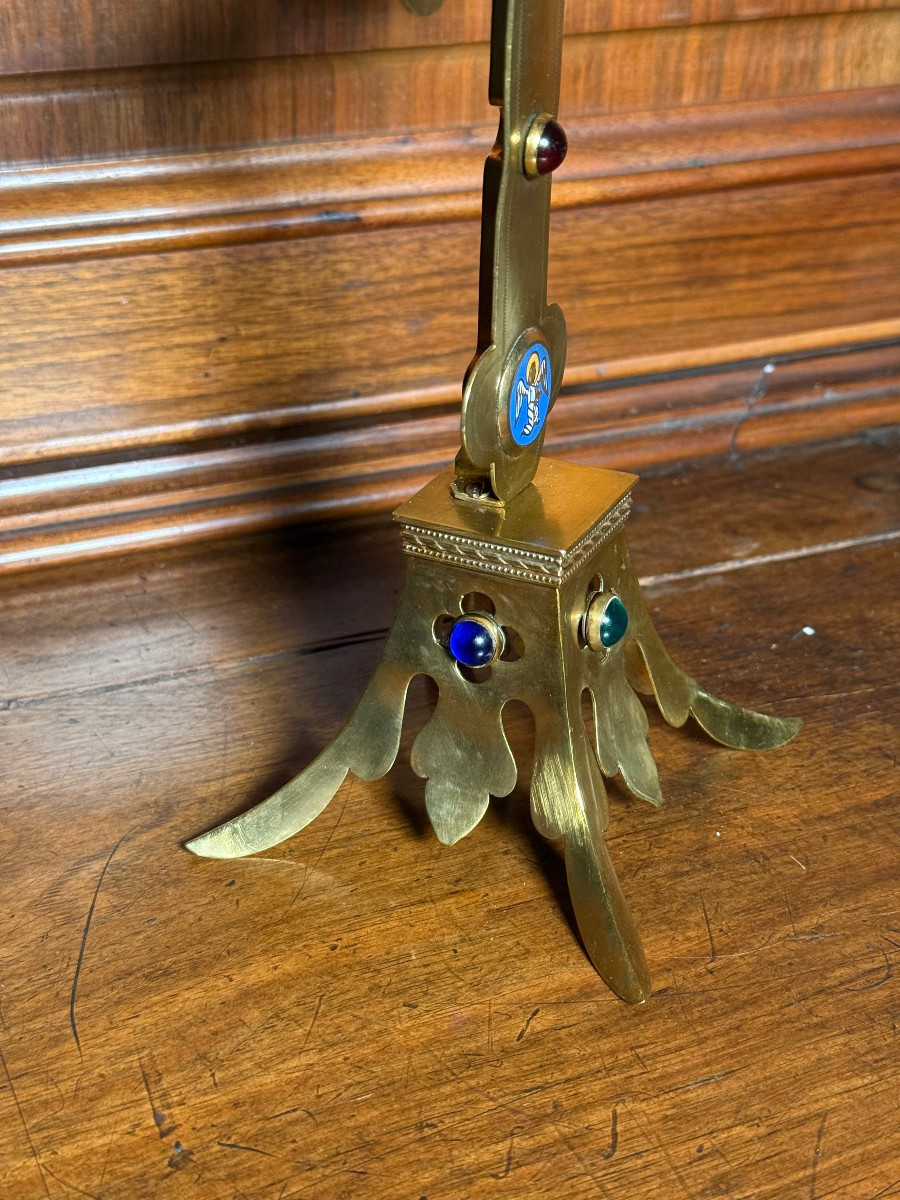 Reliquaire du début du XXe siècle contenant une relique de la Sainte Croix-photo-4