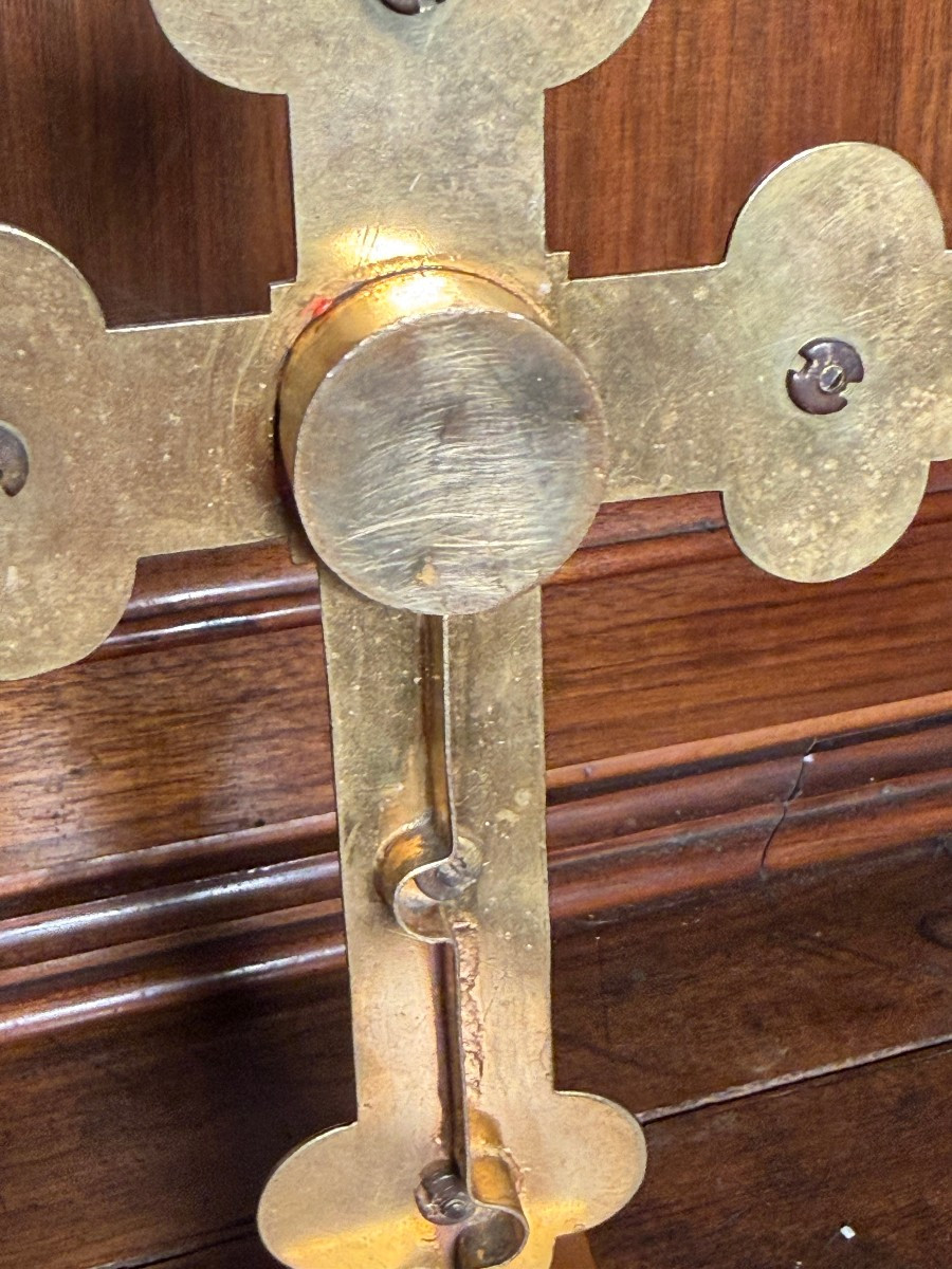 Reliquaire du début du XXe siècle contenant une relique de la Sainte Croix-photo-7