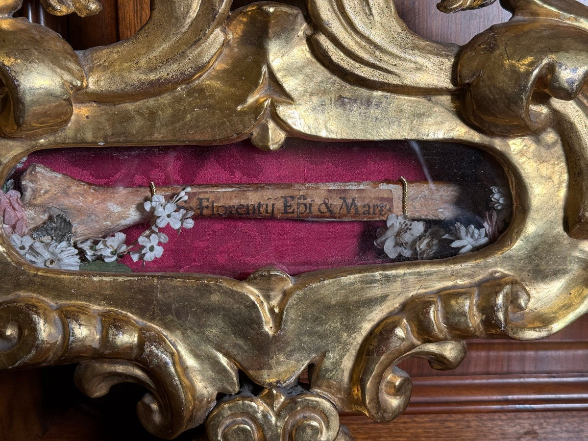 Paire de reliquaires contenant les reliques de sainte Florence, évêque et m. et S.Vincenzino m.-photo-2
