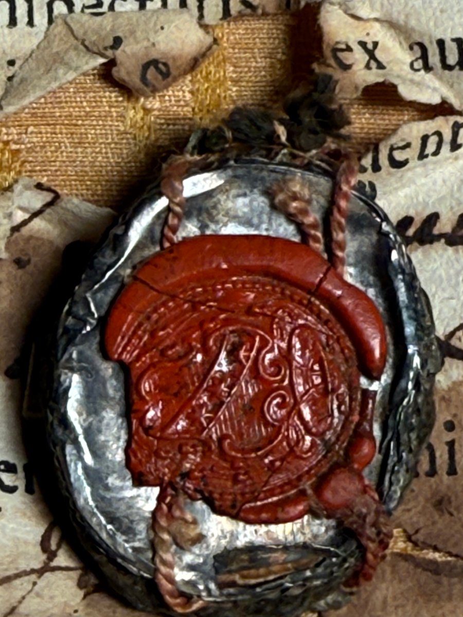 Silver Reliquary Containing A Fragment Of St. Joseph’s Staff, With A Certificate Of Authenticity  -photo-2