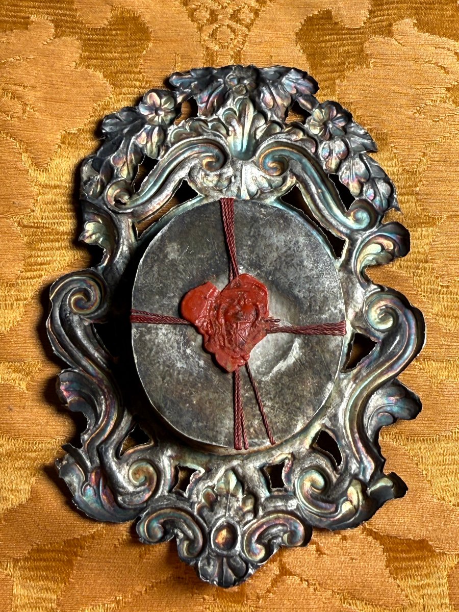 Reliquaire argenté de saint Grégoire de Nazianze, docteur de l'Église  -photo-2
