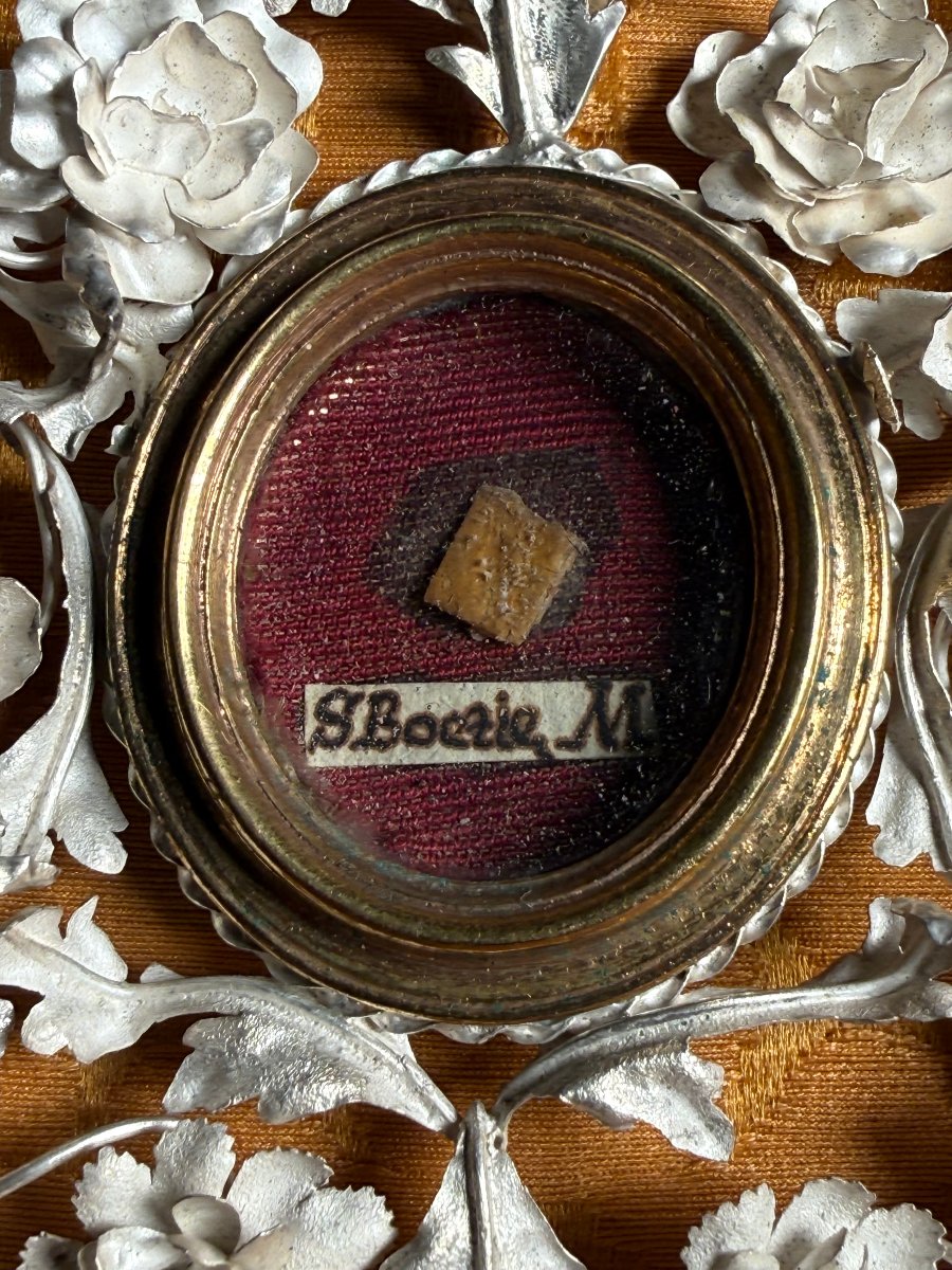 Reliquaire en argent et bronze doré de saint Séverin Boèce, martyr  -photo-2