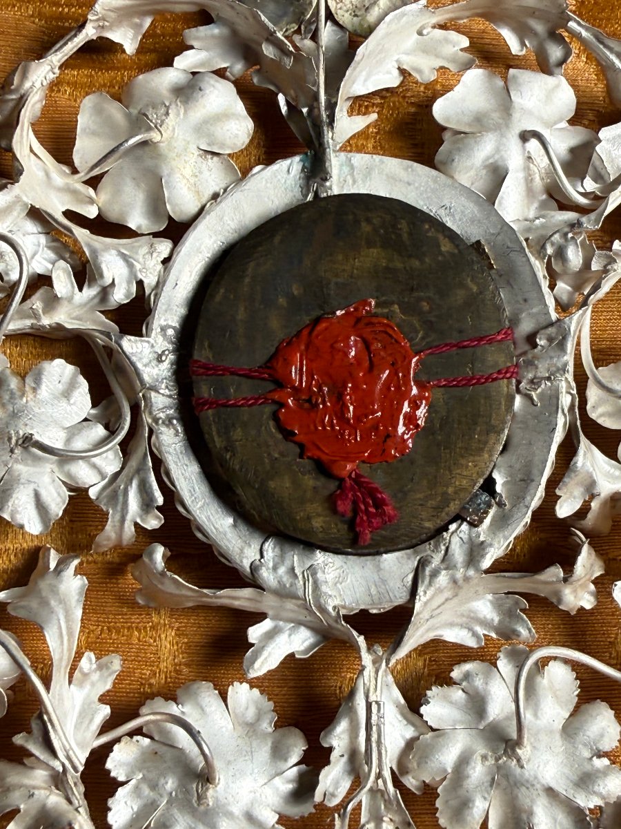 Reliquaire en argent et bronze doré de saint Séverin Boèce, martyr  -photo-4