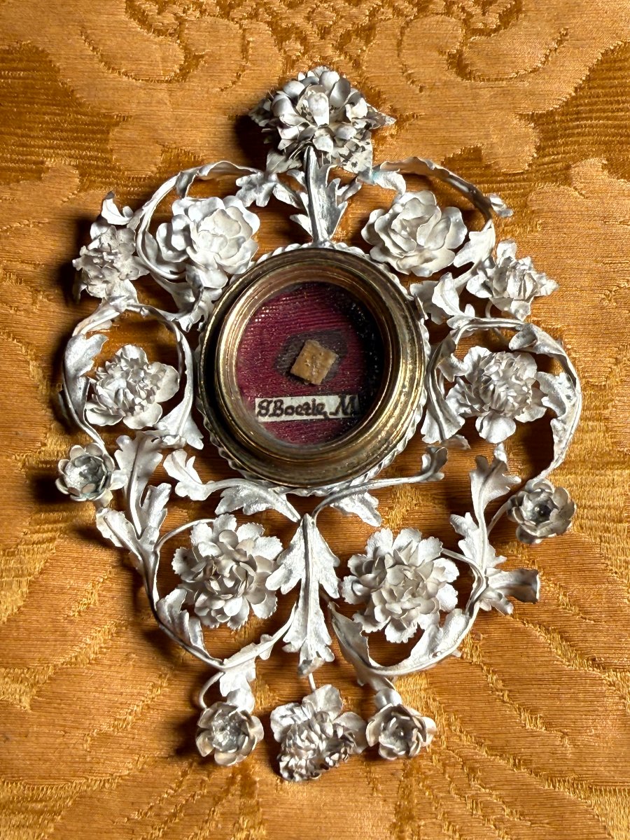 Reliquaire en argent et bronze doré de saint Séverin Boèce, martyr  