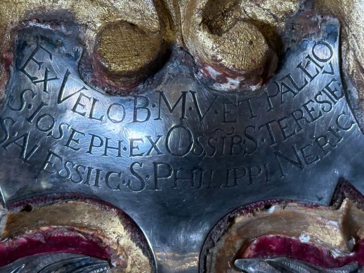 Urne contenant les reliques de S. Philippe Néri, Thérèse, d'Alexis, de la Vierge Marie, Joseph-photo-5
