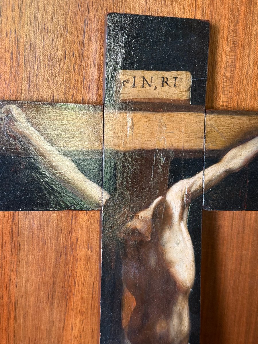Painted Cross On A Shaped Panel  -photo-1