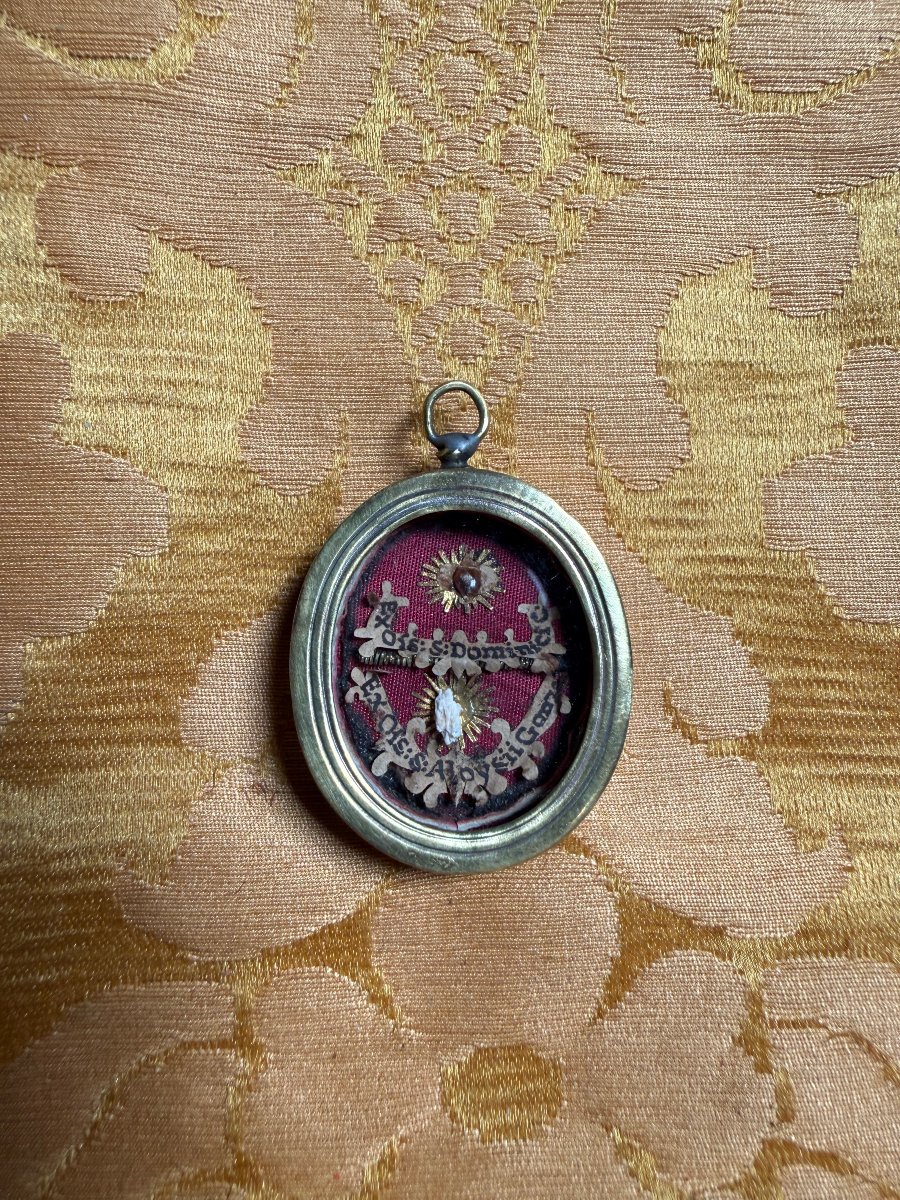 A Reliquary Case Containing The Relics Of Saints Dominic Of Guzmán And Louis Gonzaga
