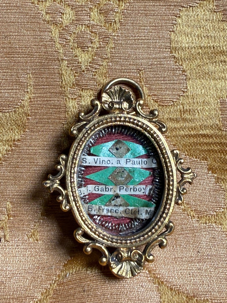 Metal Reliquary Containing The Relics Of St. Vincent De Paul, Gabriele Perboy, Francesc