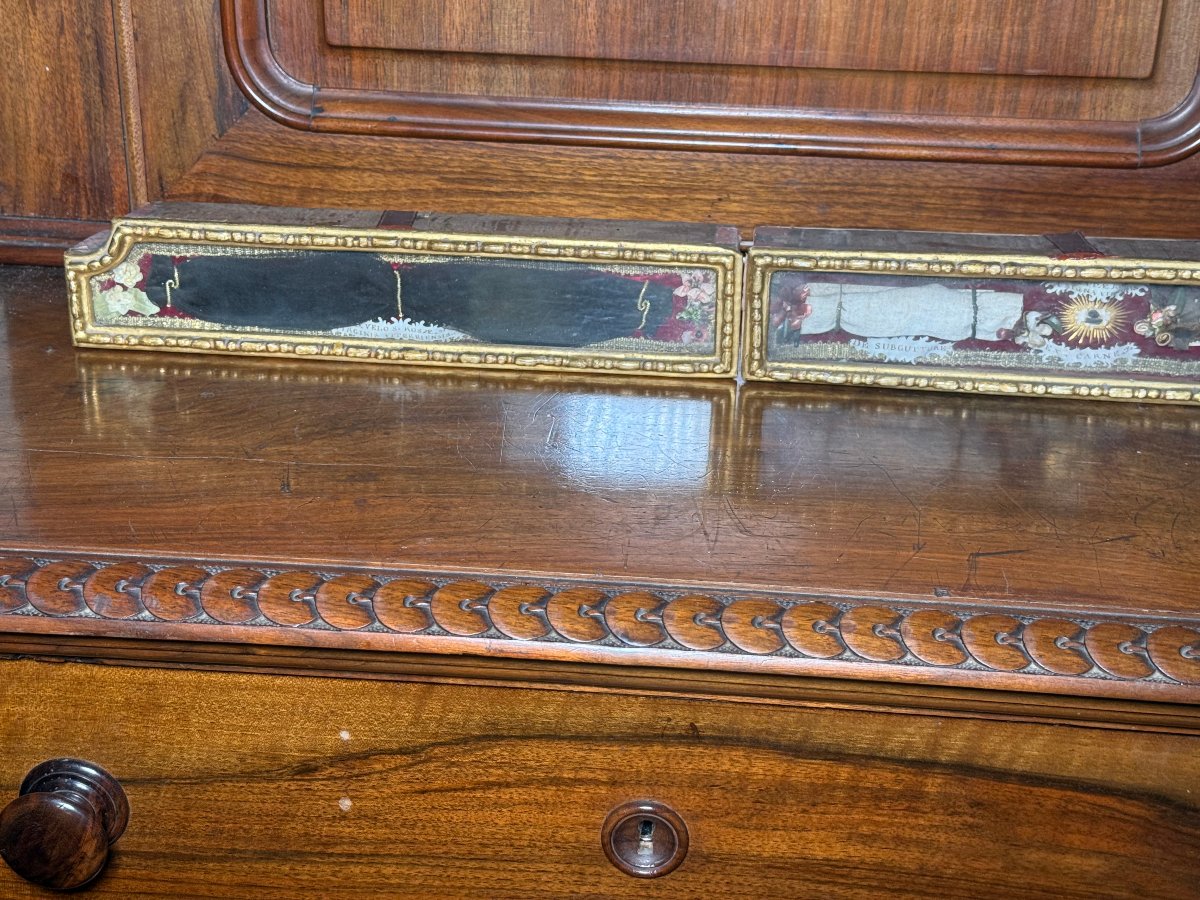 Reliquaire en bois sculpté et doré contenant les reliques de la bienheureuse Giovanna da Signa,-photo-1
