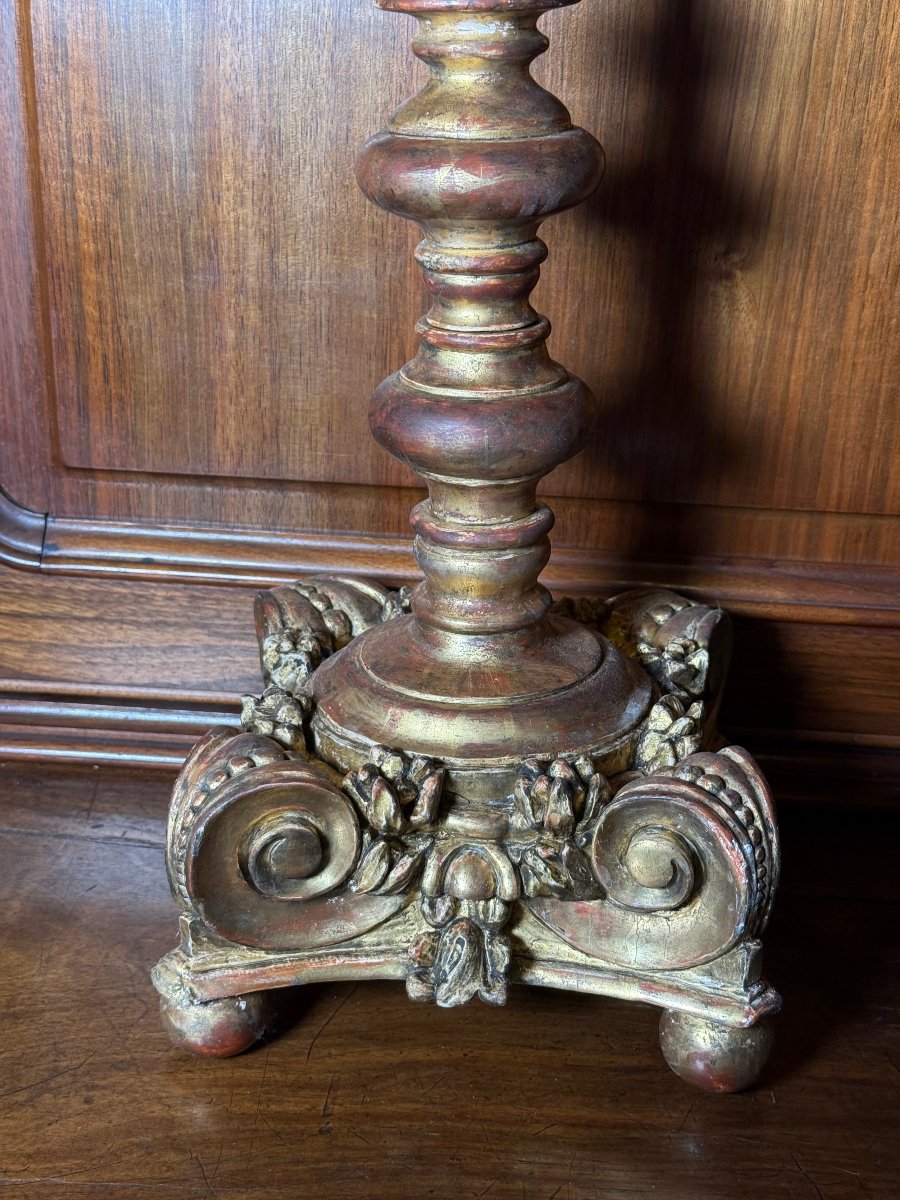 A Gilded Wooden Reliquary Containing A Case With The Heart And Belt Of St. Charles Borromeo, -photo-1