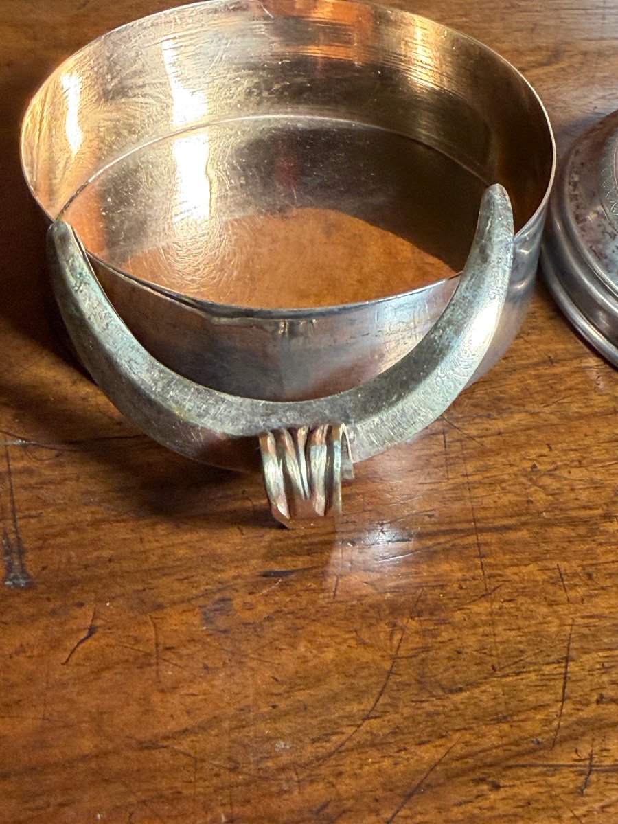 Silver Case For Storing The Ostia Magna For Eucharistic Exposition -photo-3
