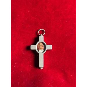 Silver Staurotheca With Fragment Of The Holy Cross And Holy Thorn 