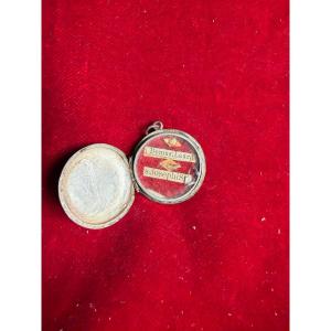 Reliquaire en argent de la Sainte Maison de Lorette et de Saint Joseph  