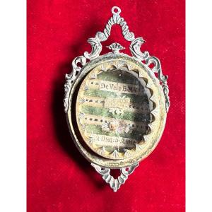 Silver Reliquary Of The Veil Of The Blessed Virgin Mary