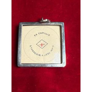 Reliquiario In Argento Di S.teresina Del Bambin Gesù