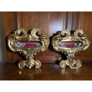 A Pair Of Reliquaries Containing The Relics Of St. Florentius, Bishop And Martyr, And St. Vincenzino, Monk