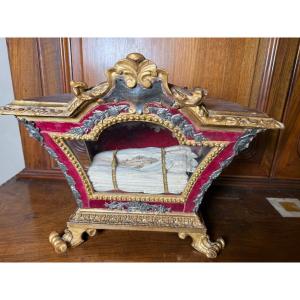 Urne contenant les reliques de S. Philippe Néri, Thérèse, d'Alexis, de la Vierge Marie, Joseph
