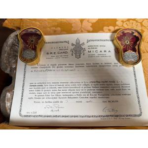 Reliquary Cases Containing Portions Of The Blood Of Our Lord Jesus Christ