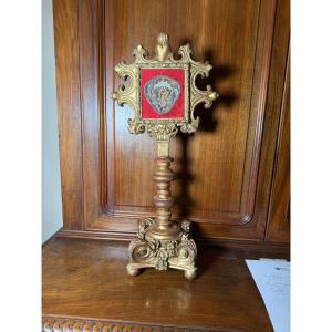 Reliquiario ligneo dorato di S.Carlo Borromeo, Agricola, Vitale