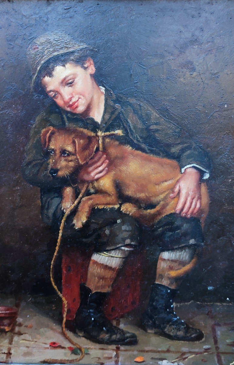 Child With Dog-photo-3