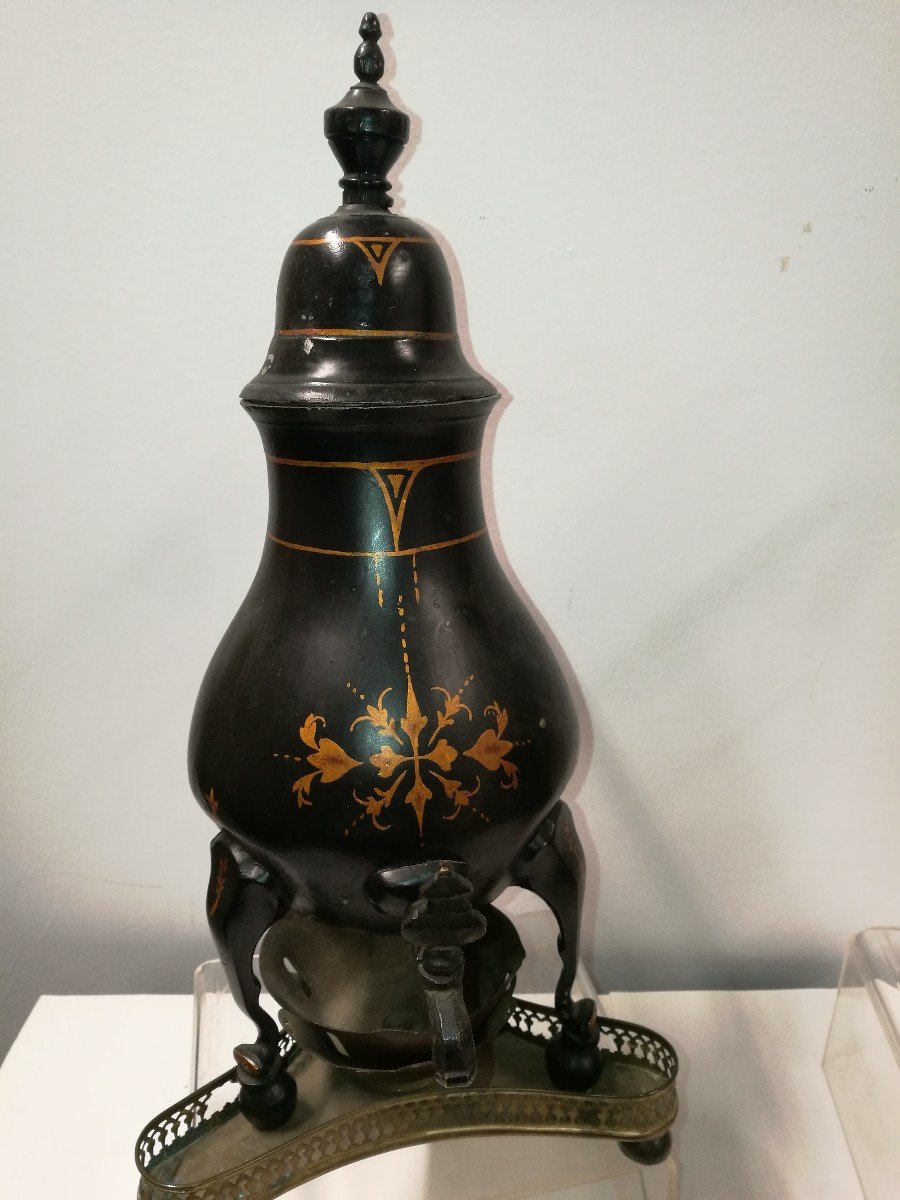 1800s Lacquered Samovar-photo-2