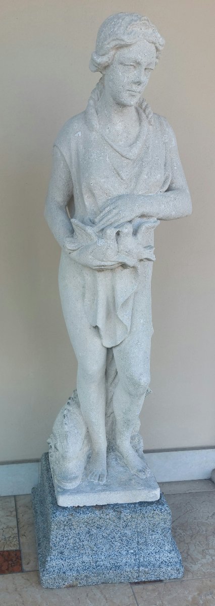 Pair Of Vicenza Stone Sculptures