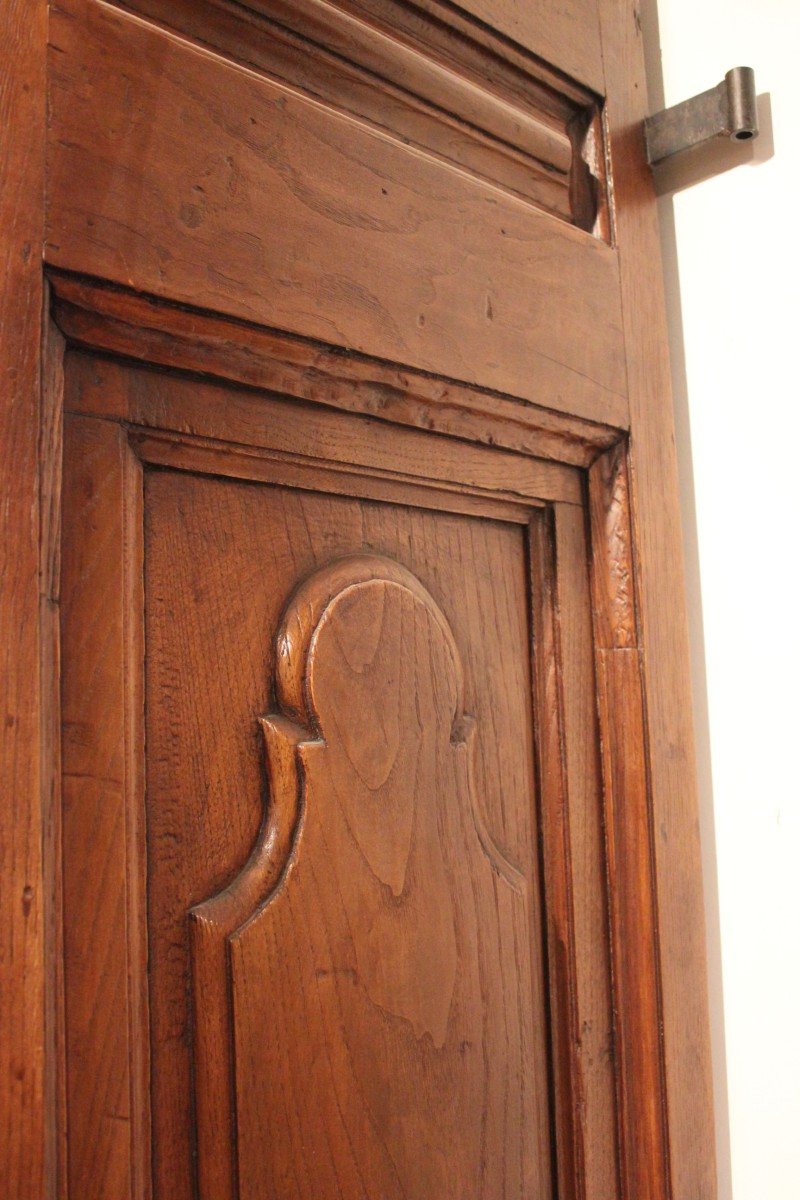 Antique Doors | Pair Of Solid Oak Ashlar Door Leaves-photo-4
