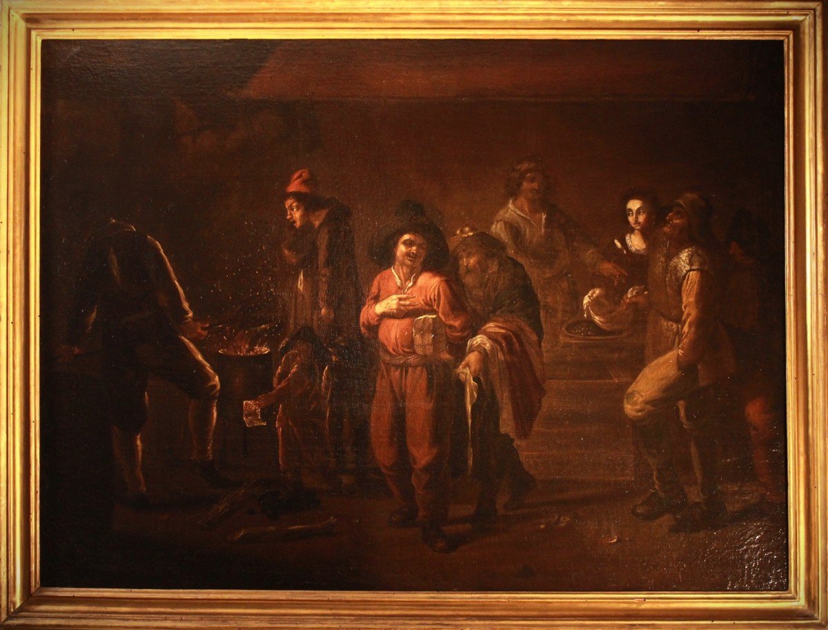 The Seller Of Roasted Chestnuts - Flemish Master Bamboozler