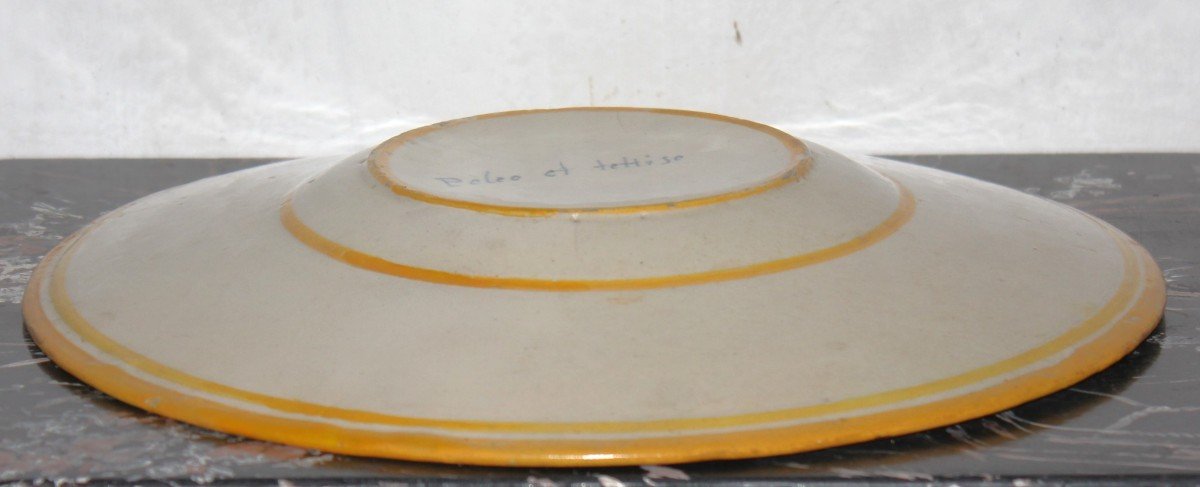 Renaissance Majolica, Urbino 16th Century "peleo Et Tettise".-photo-2