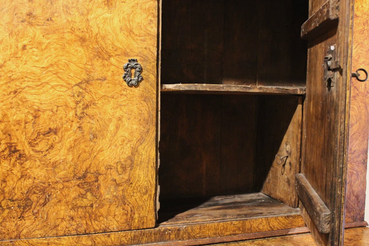 Armoire Double Corps | Peint En Ronce (xviie Siècle, émilie)-photo-2