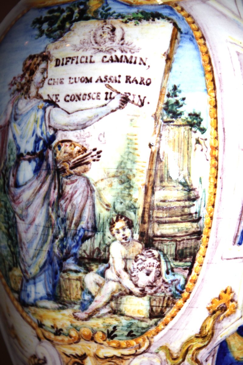 PAIRE DE VASES ALLÉGORIQUES DES ARTS-photo-1