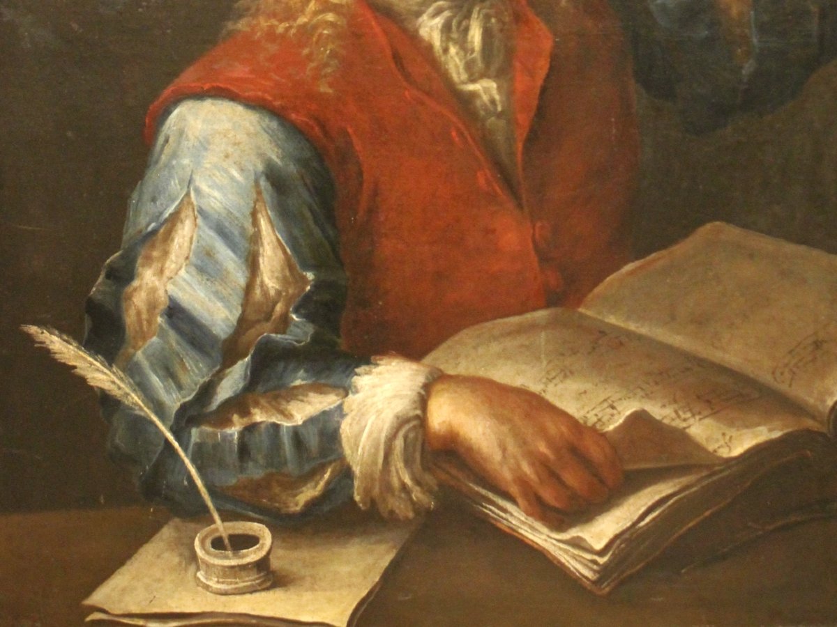 The Composer | Allegory Of Folly Lombard School, Early 18th Century -photo-1