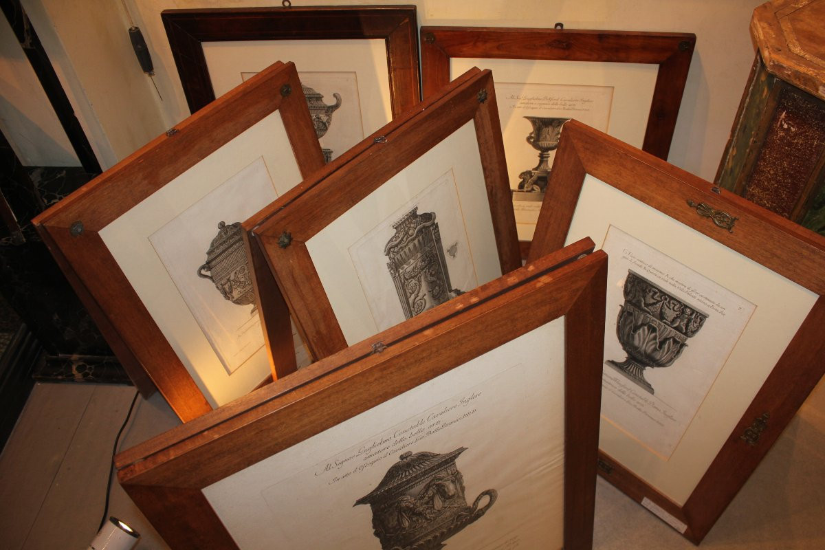 GIOVAN BATTISTA PIRANESI | Vases, candélabres, stèles, sarcophages, trépieds, .....-photo-3