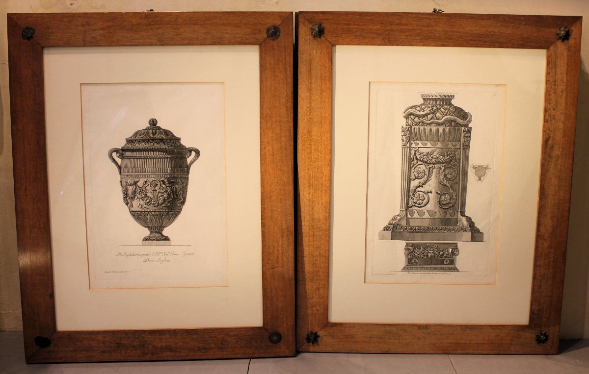 GIOVAN BATTISTA PIRANESI | Vases, candélabres, stèles, sarcophages, trépieds, .....-photo-6