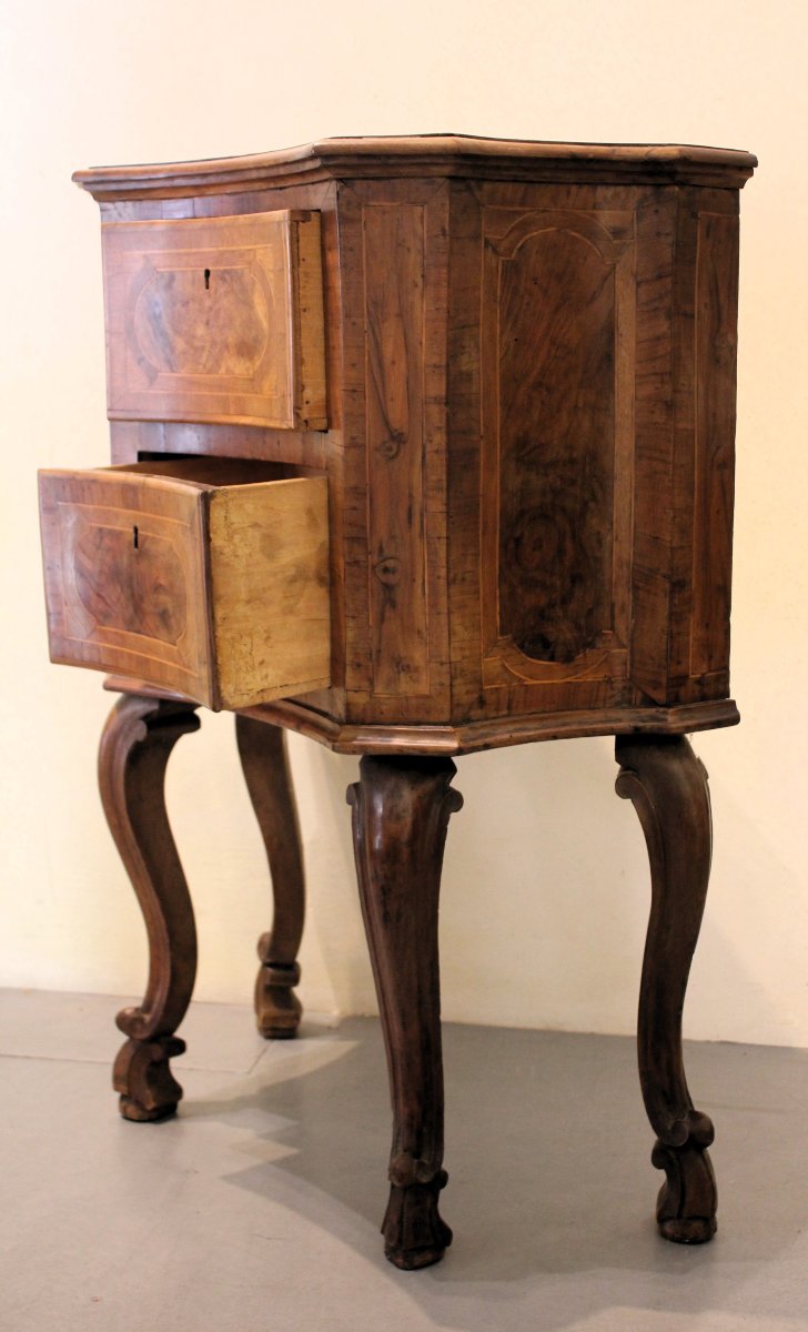 Small Chest Of Drawers With Two Drawers | 18th Century-photo-4