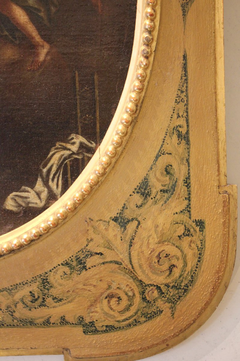 The Annunciation | Oil Painting On Canvas, 18th Century-photo-3