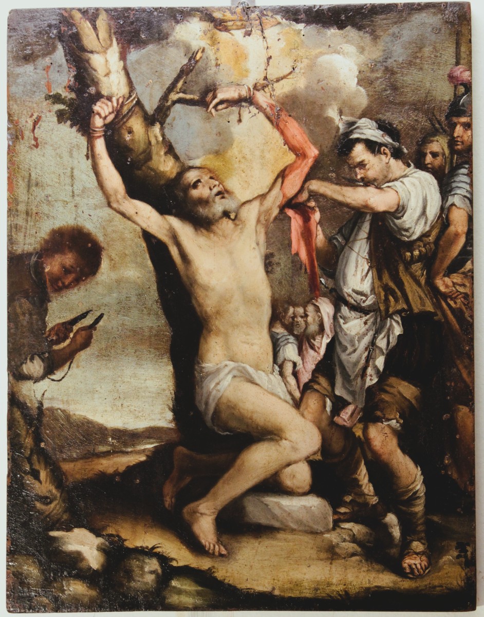 The Martyrdom Of Saint Bartholomew | Italian School, Neapolitan School, 17th Century. Oil On Panel