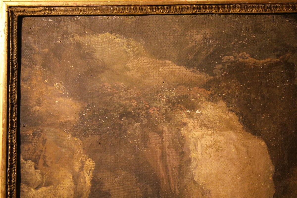 Énée et la Sibylle de Cumes, école de Bologne, début du XIXe siècle.-photo-2