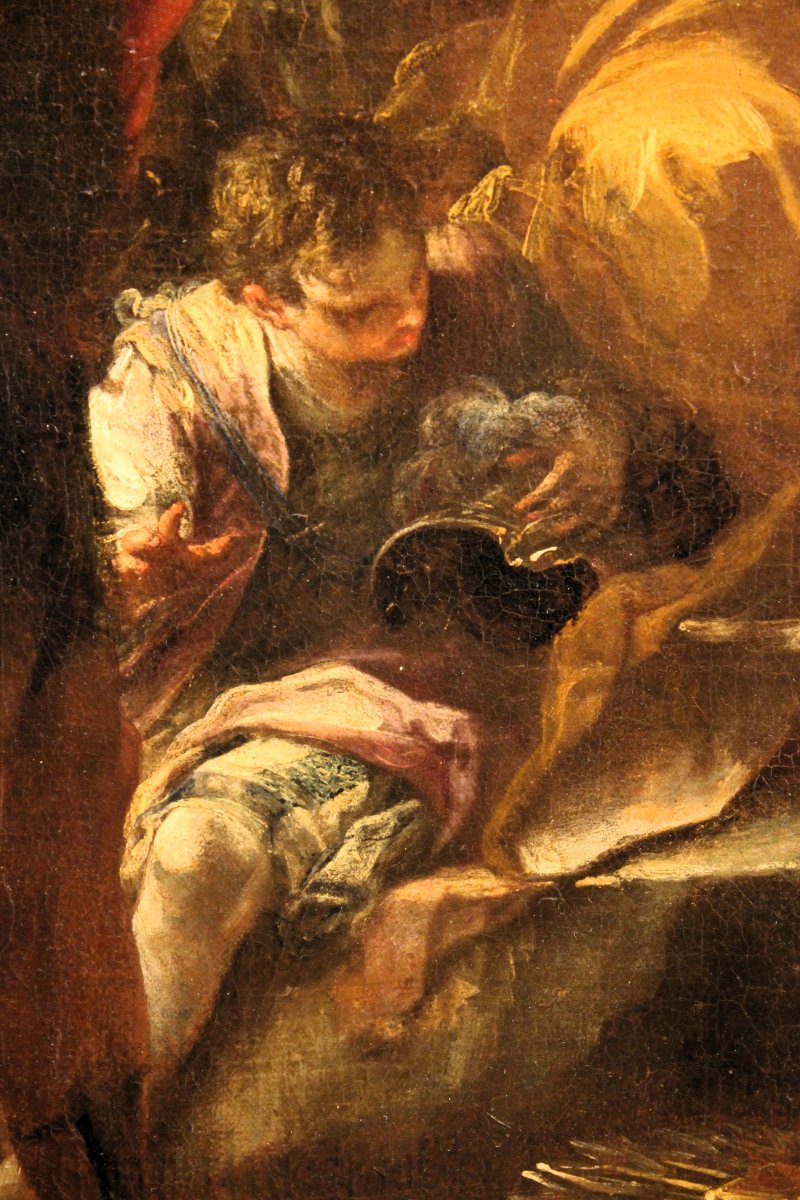 La famille de Dario aux pieds d’Alexandre, Sebastiano Conca (attribution de Roberto Longhi)-photo-2