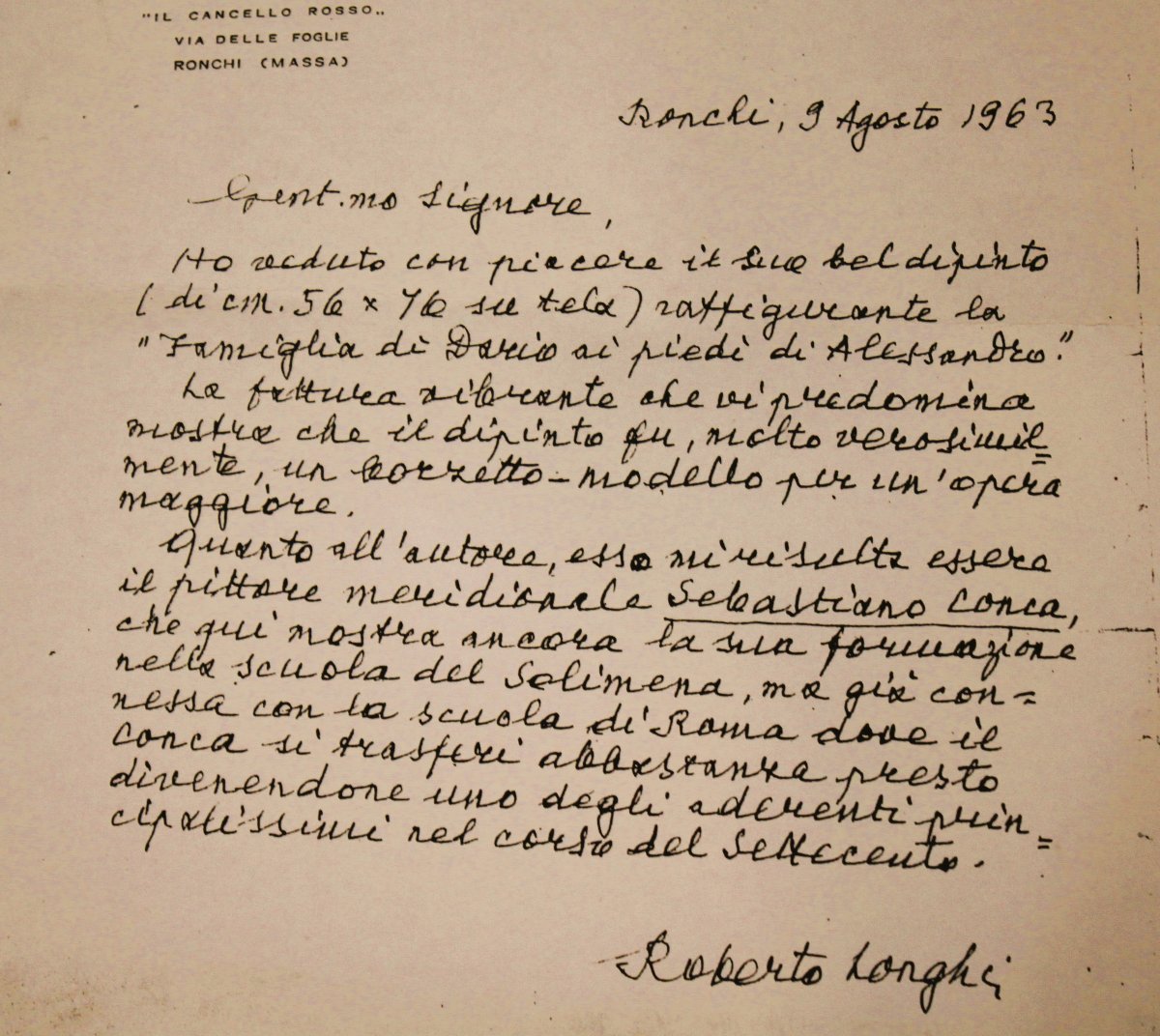 La famille de Dario aux pieds d’Alexandre, Sebastiano Conca (attribution de Roberto Longhi)-photo-4