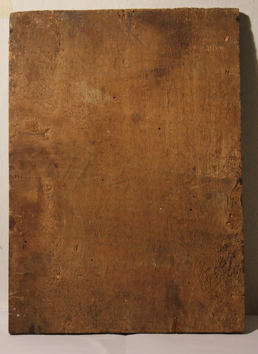 Conversion de saint Paul (Saul tombé de cheval), huile sur bois, XVIIe siècle. -photo-1