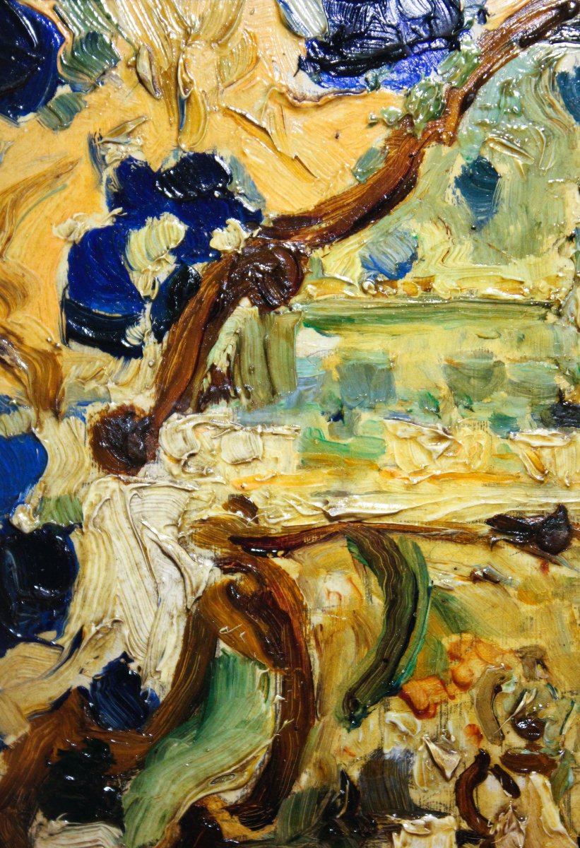Mario Cavaglieri (rovigo, 1887 – Pavie, 1969) – Interior With Coffee Set, Ca. 1914-photo-3