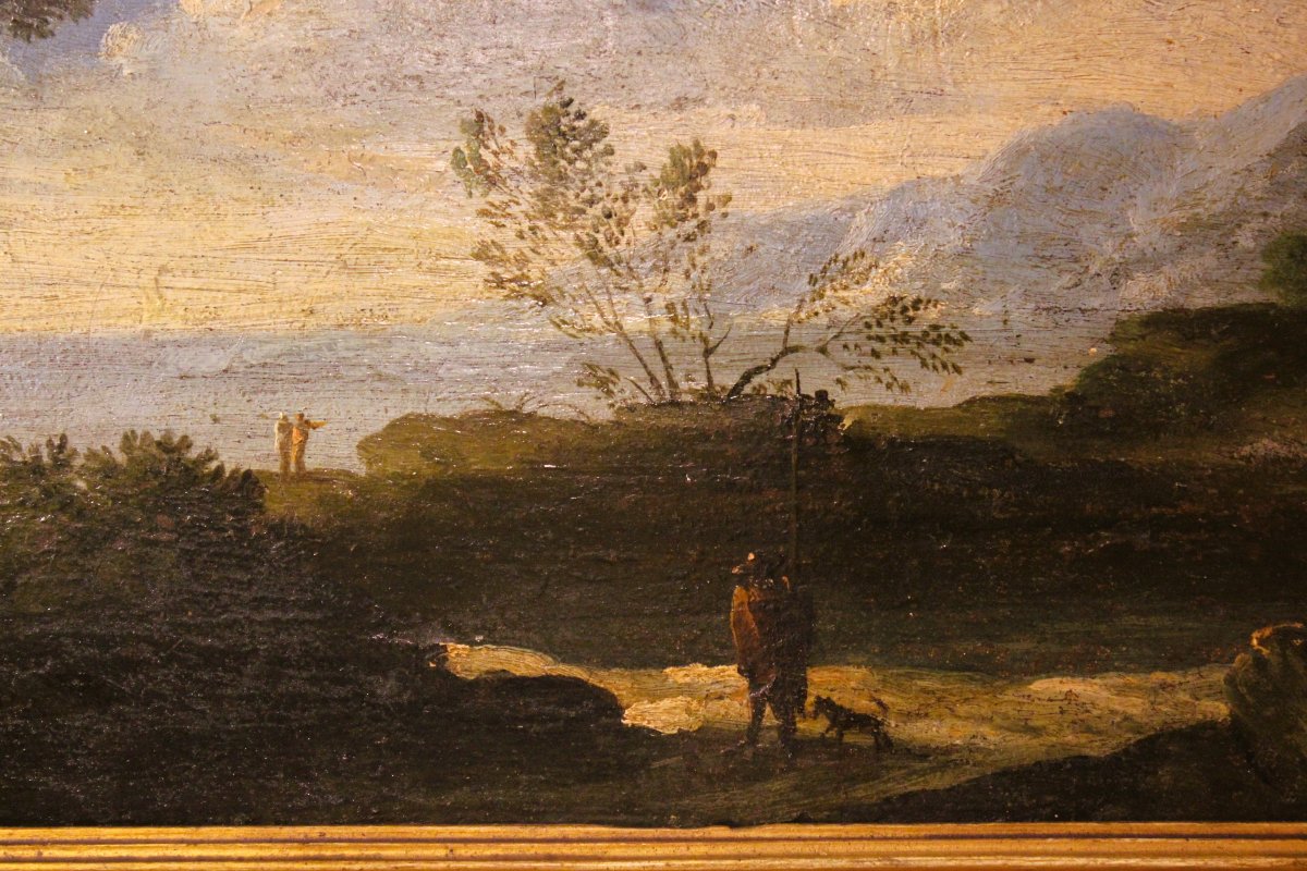 Capriccio, Oil On Panel, From The Veneto Region, 18th Century.-photo-2
