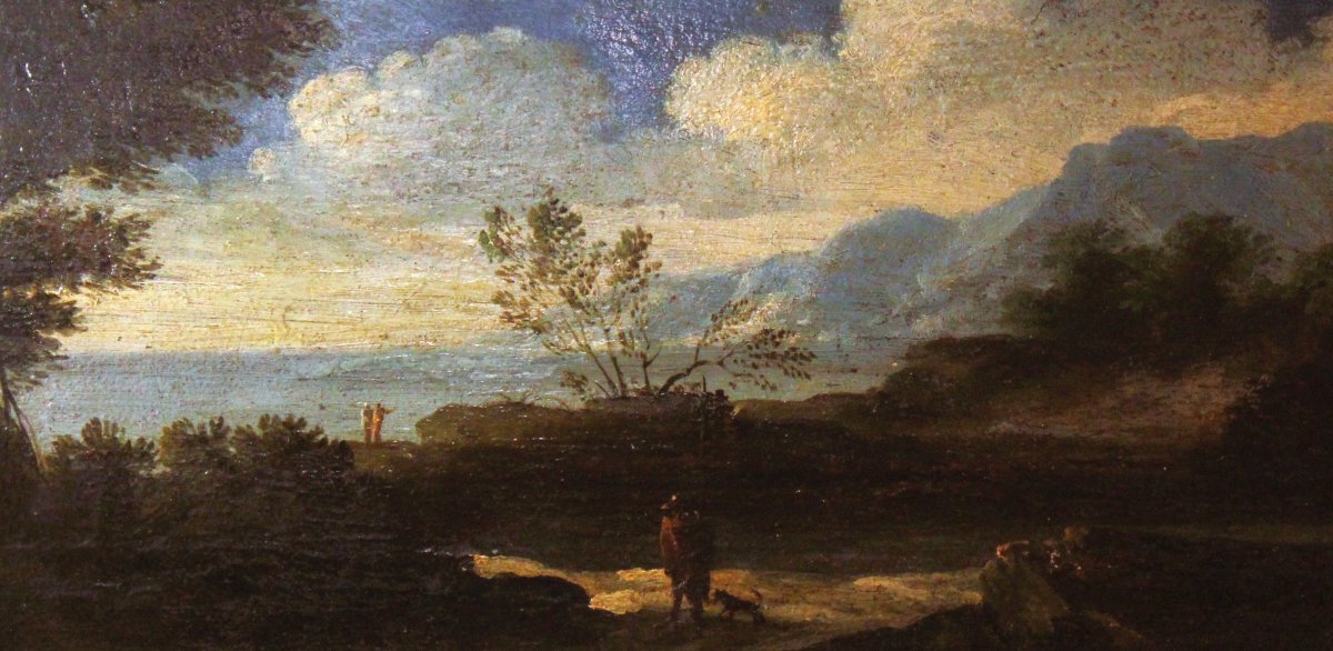 Capriccio, Oil On Panel, From The Veneto Region, 18th Century.-photo-4