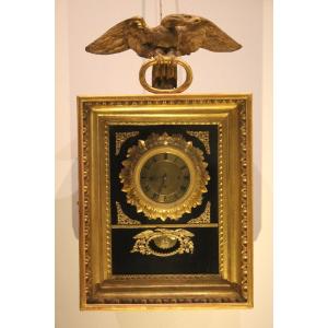 Austrian 19th-century Working Clock With Carillon Chime